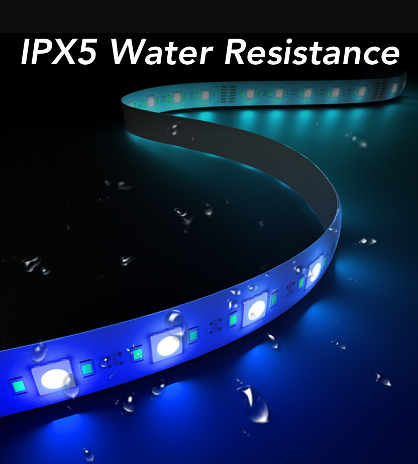 IPX5 Water Resistance